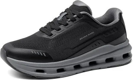 Bruno Marc Men's Cushionix Stride Lightweight Slip-On Sneakers