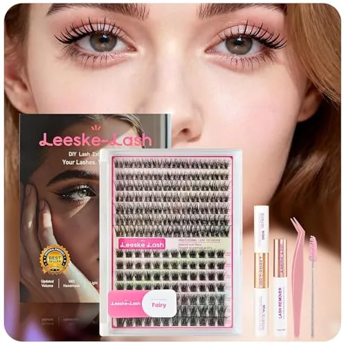 Leeskeflash DIY Lash Extension Kit Fairy D-10-16MX