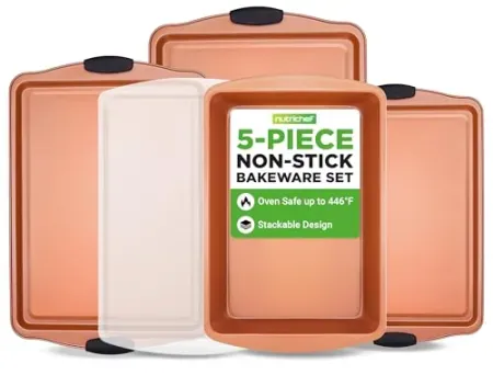 NutriChef 5-Piece Bakeware Set