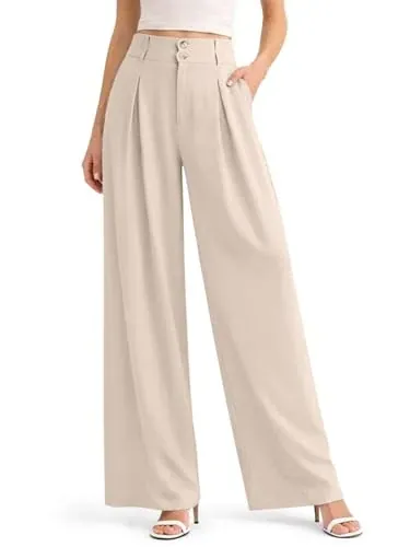 NIMIN Wide Leg Dress Pants High Waisted