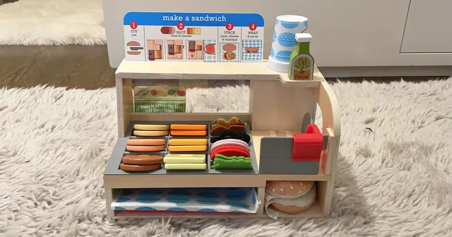 Melissa & Doug Wooden Sandwich Play Set