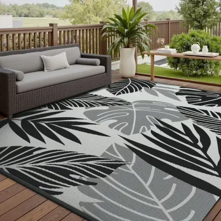 VUNATE Outdoor Carpet 5' x 8' Waterproof Reversible Patio Rug