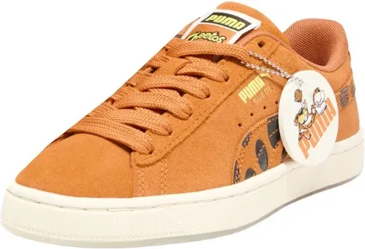 PUMA X Cheetos Suede Lace Up Youth Boys Orange Sneakers