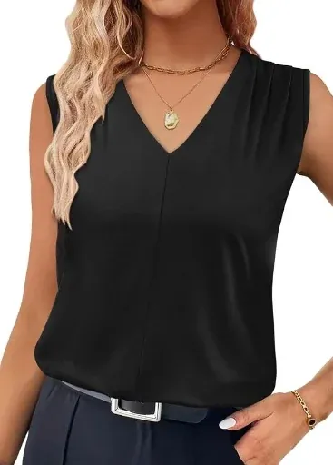 XIEERDUO Loose Tank Tops V Neck Fit