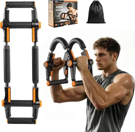 SolidFit Adjustable Twister Arm & Chest Trainer w/ 60-140lb Resistance