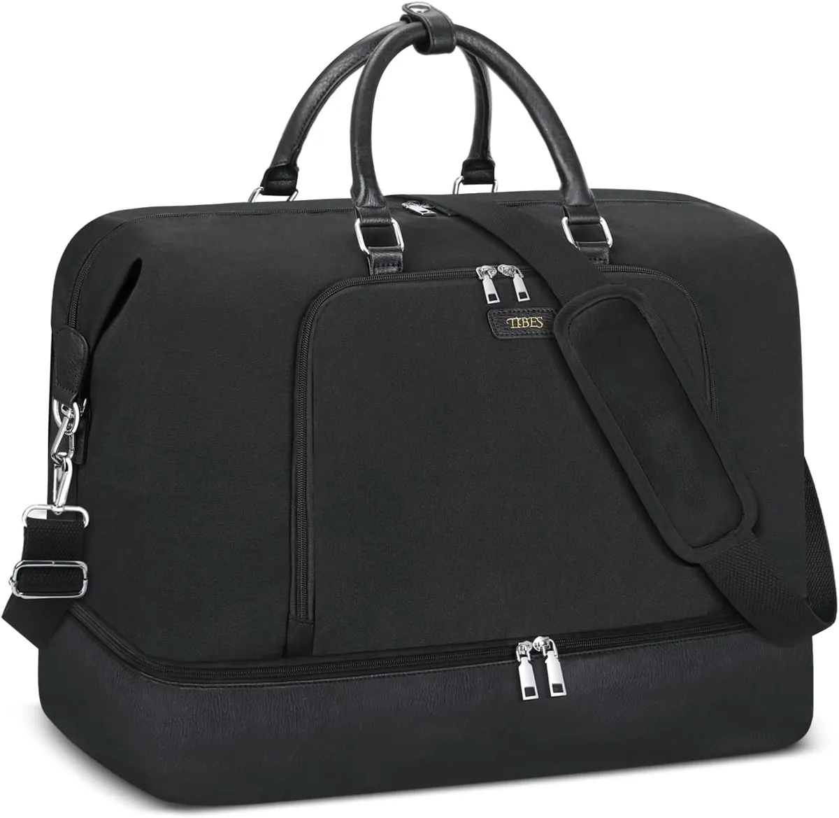 Tibes Weekender Bag in Black