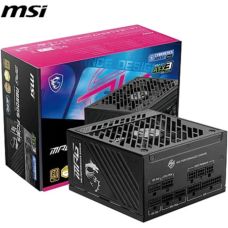 MSI MPG A850GS 850W 80+ Gold ATX 3.1 Power Supply