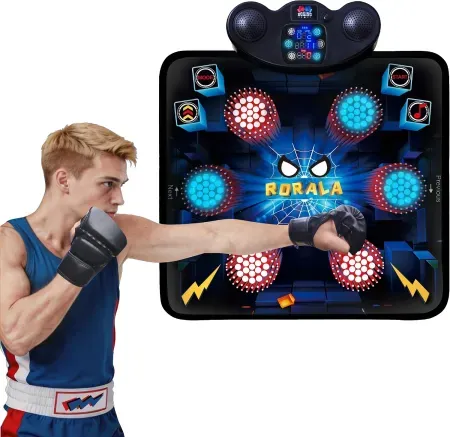 RORALA Music Boxing Machine with Boxing Gloves