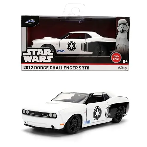 Jada Star Wars Stormtrooper 2014 Dodge Challenger SRT8 1:32 Scale Hollywood Rides Diecast Model Car