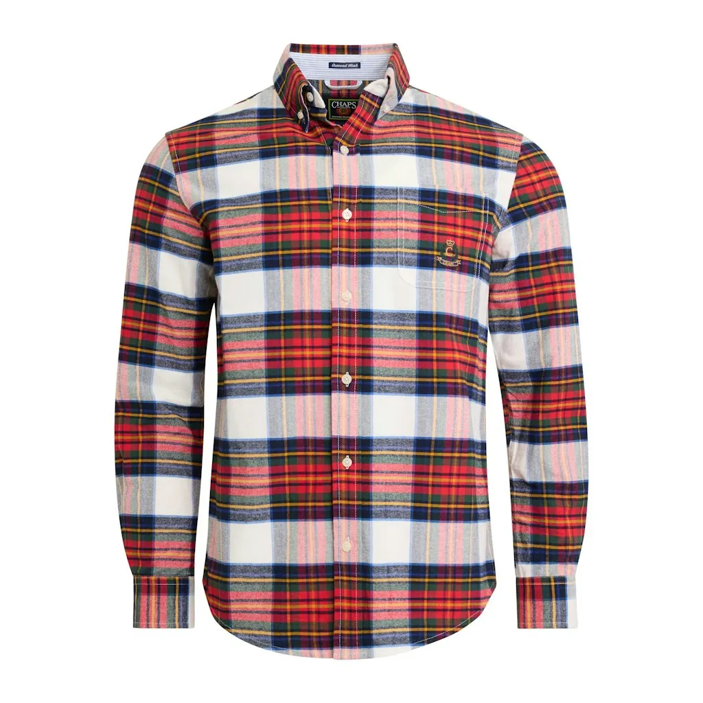 Chaps Men’s Heritage 100% Cotton Oxford Shirt (L only)