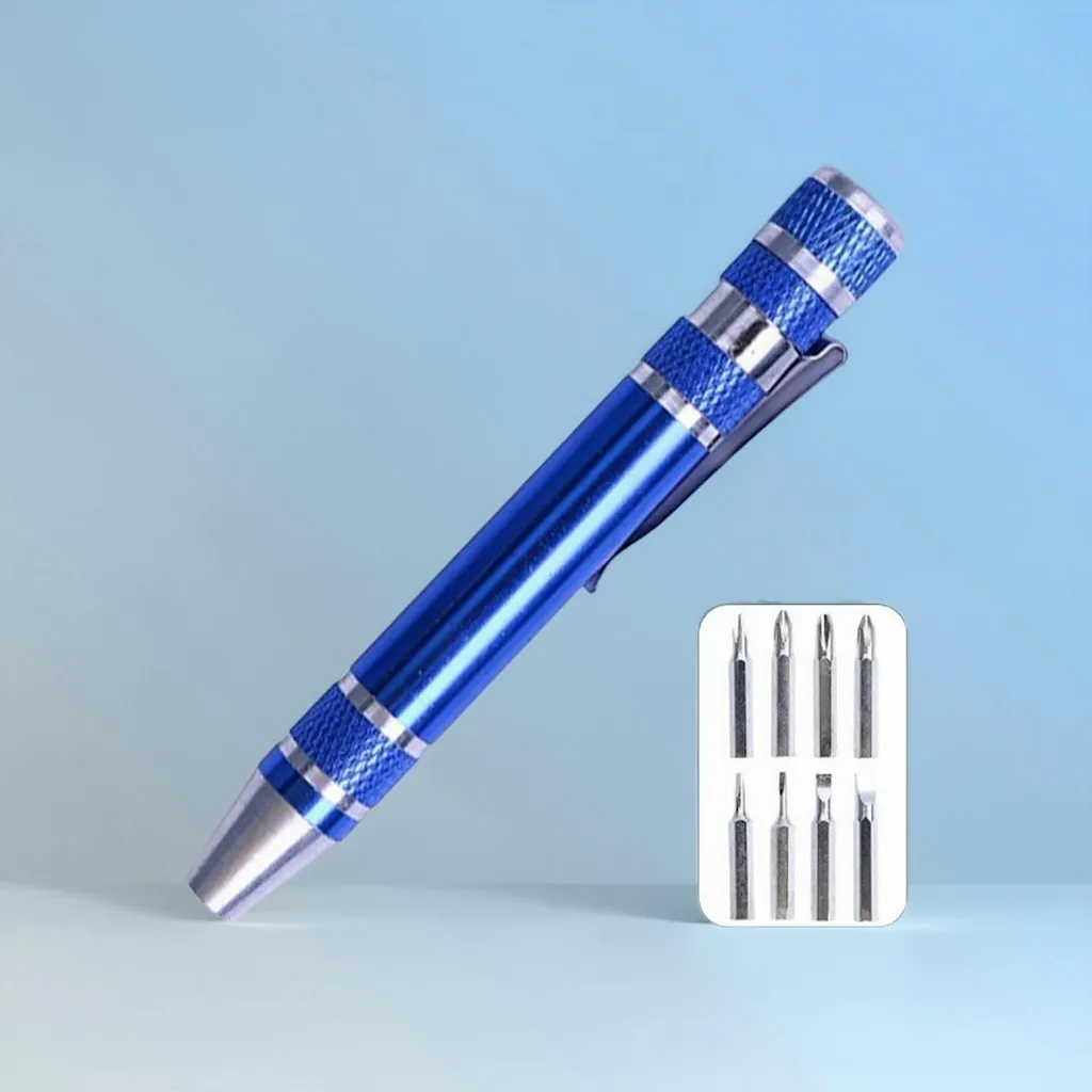 8-in-1 Magnetic Pocket Screwdriver Pen Tool Kit