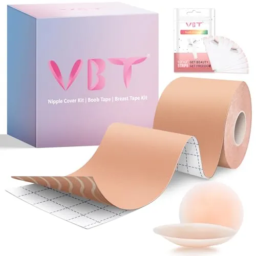 VBT Adhesive Silicone Boob Tape with 2 Pcs