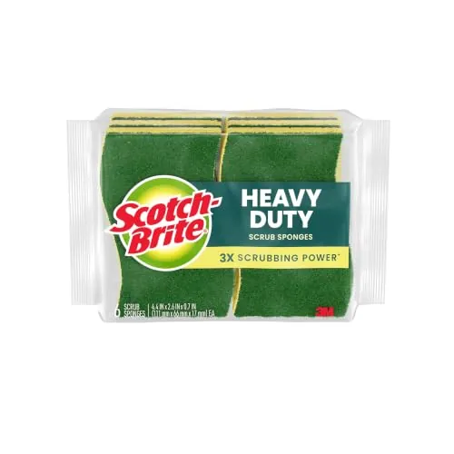 Scotch-Brite Heavy Duty Scrub Sponges 6-Pack