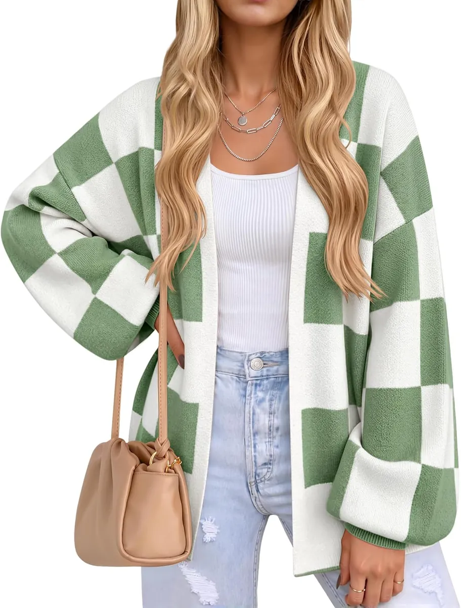 ZESICA Oversized Cardigan Sweater