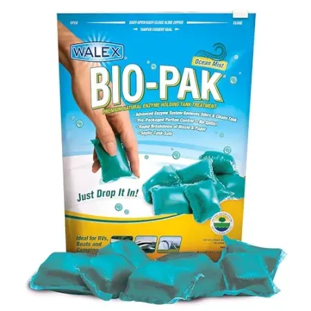 10-Pack Walex Bio-Pak RV Black Tank Treatment Drop-Ins