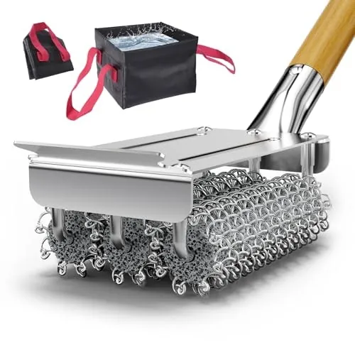 House Again Grill Brush & Collapsible Water Bucket