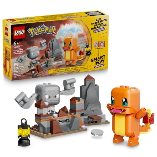 LEGO Pokémon SMART Play: Charmander and Geodude’s Cavern Clash