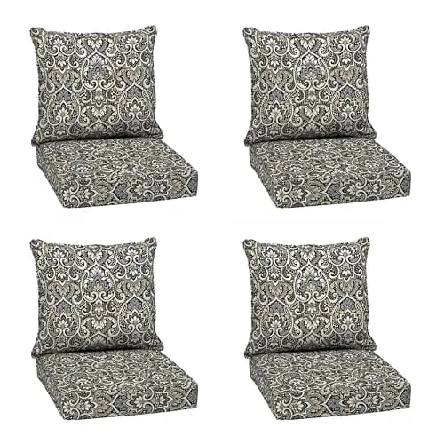 Arden Outdoor Deep Seat Cushion Set 4-Pack 24x24