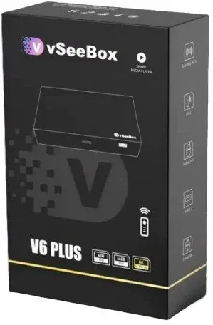 vSeeBox V6 Plus Android 14 TV Box 8K@60Hz 4GB/64GB