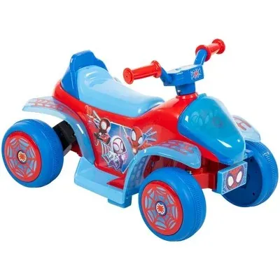 Huffy Spidey and His Amazing Friends 6V Battery Ride-On Quad