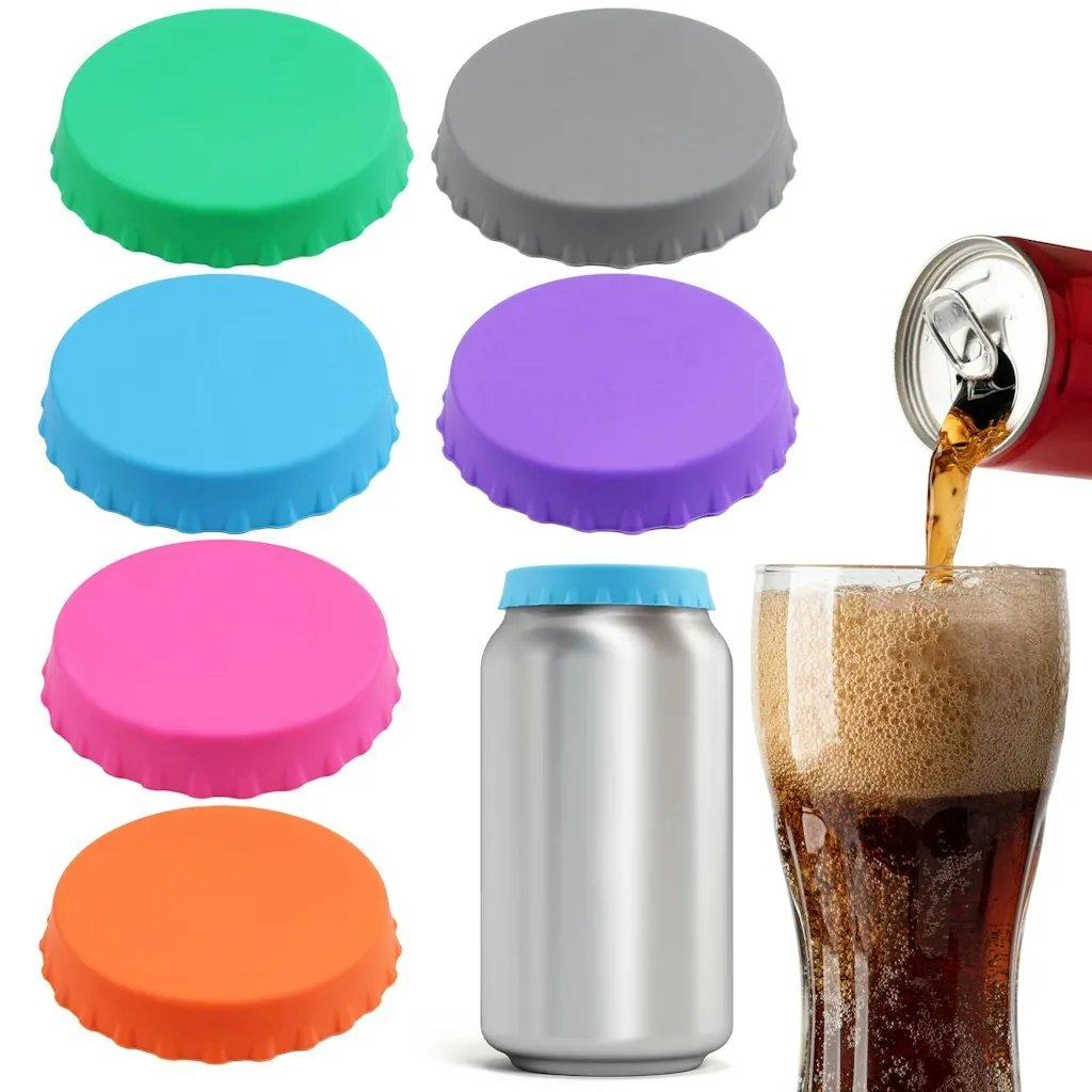 Silicone Soda Can Lid 6-Pack
