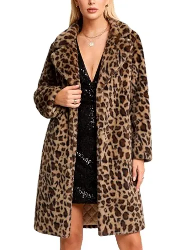 Womens Faux Fur Coat