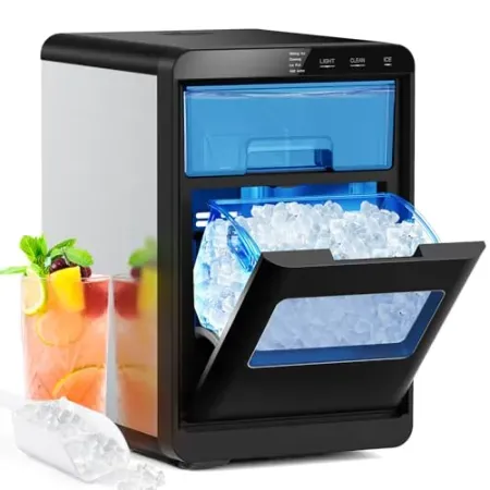 COWSAR 44lbs/24H Nugget Ice Maker
