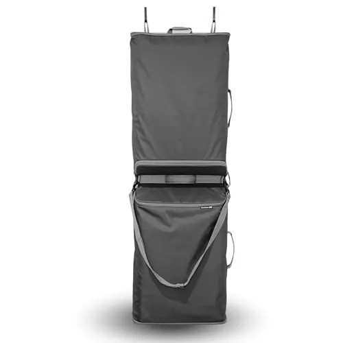 CleverMade Hanging Laundry Hamper Bag w/ Over the Door Hooks