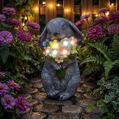 Solar Garden Statue