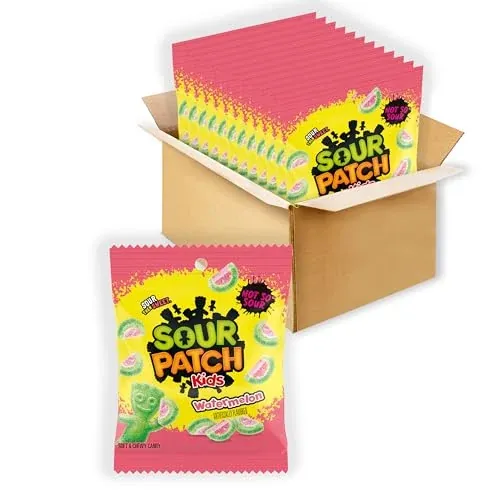 Sour Patch Kids Gummy Candy Watermelon 12-Pack 3.6-Oz