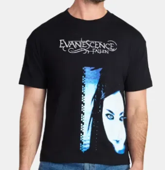 Evanescence Men's Boxy Fit Graphic Tee