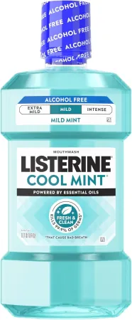 33.8oz Listerine Cool Mint Alcohol-Free Mouthwash