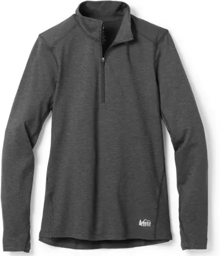 REI Women's Co-op Midweight Base Layer Half-Zip Top