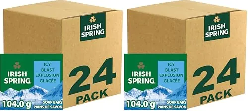 Irish Spring Icy Blast Bar Soap 48-Count