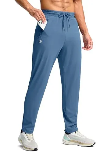 Gradual Men's Tall Sweatpants with Zipper Pockets, 30"/32"/34"/36" Inseam