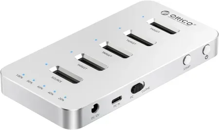 ORICO M.2 SATA SSD Clone Enclosure 5 Bay Aluminum Hard Drive Docking Station