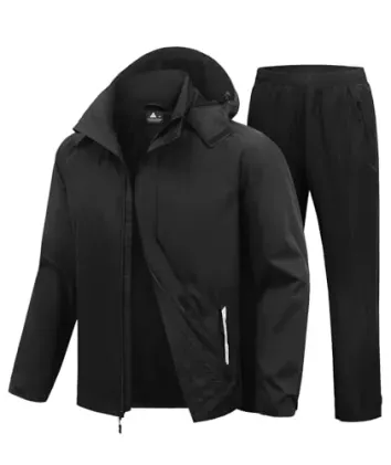 SwissWell Men's Waterproof Windbreaker Jacket & Pant