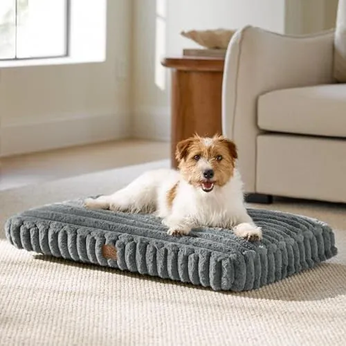 Bedsure ComfyFleece Fluffy Dog Bed