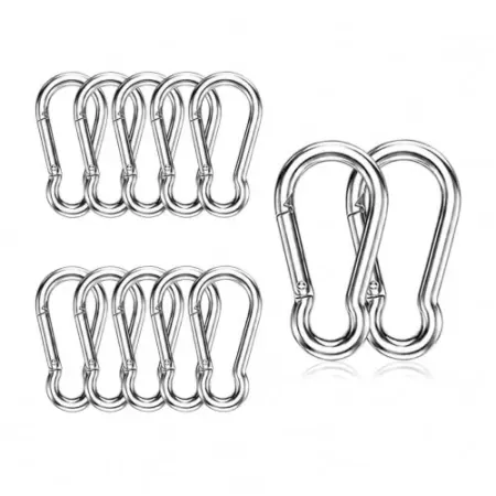 12-Piece High-PQ Carabiner Clips (3" / M8)