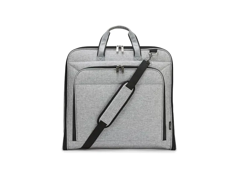 Amazon Basics Foldable Carry-On Garment Bag (Grey)