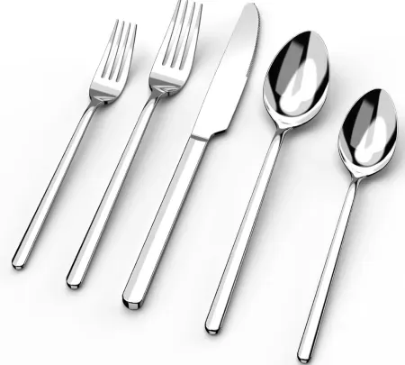 KINGSTONE 20-Piece Silverware Flatware Set for 4