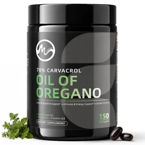 Oil of Oregano + Black Seed Oil 150 Softgels