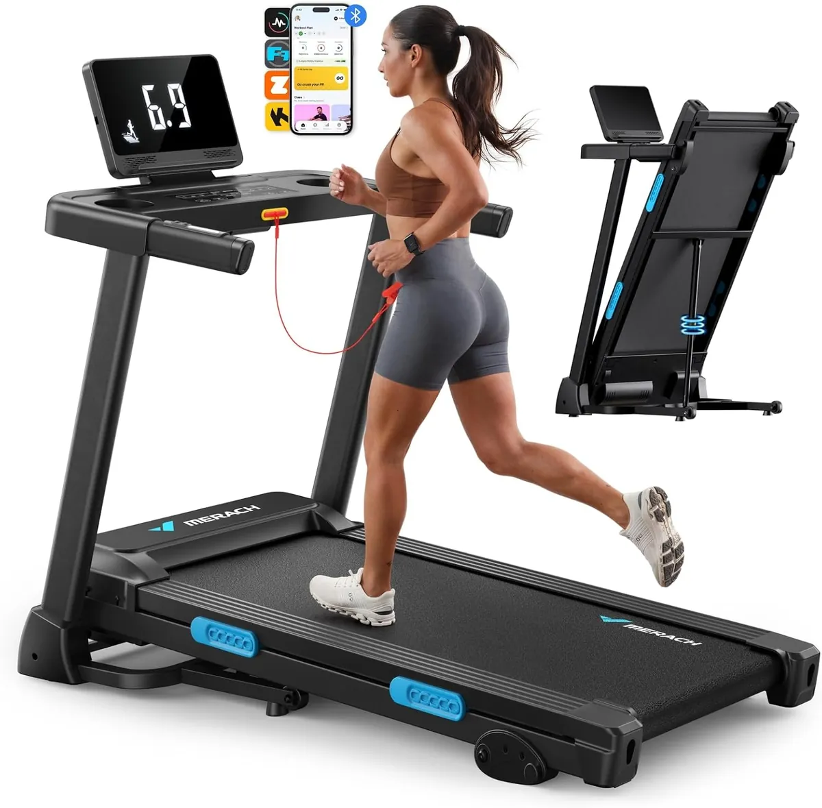 Merach Treadmill for Home with Incline