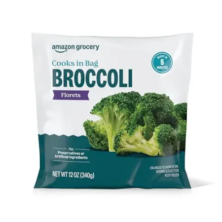 Amazon Grocery Broccoli Florets (12 Oz, Frozen)