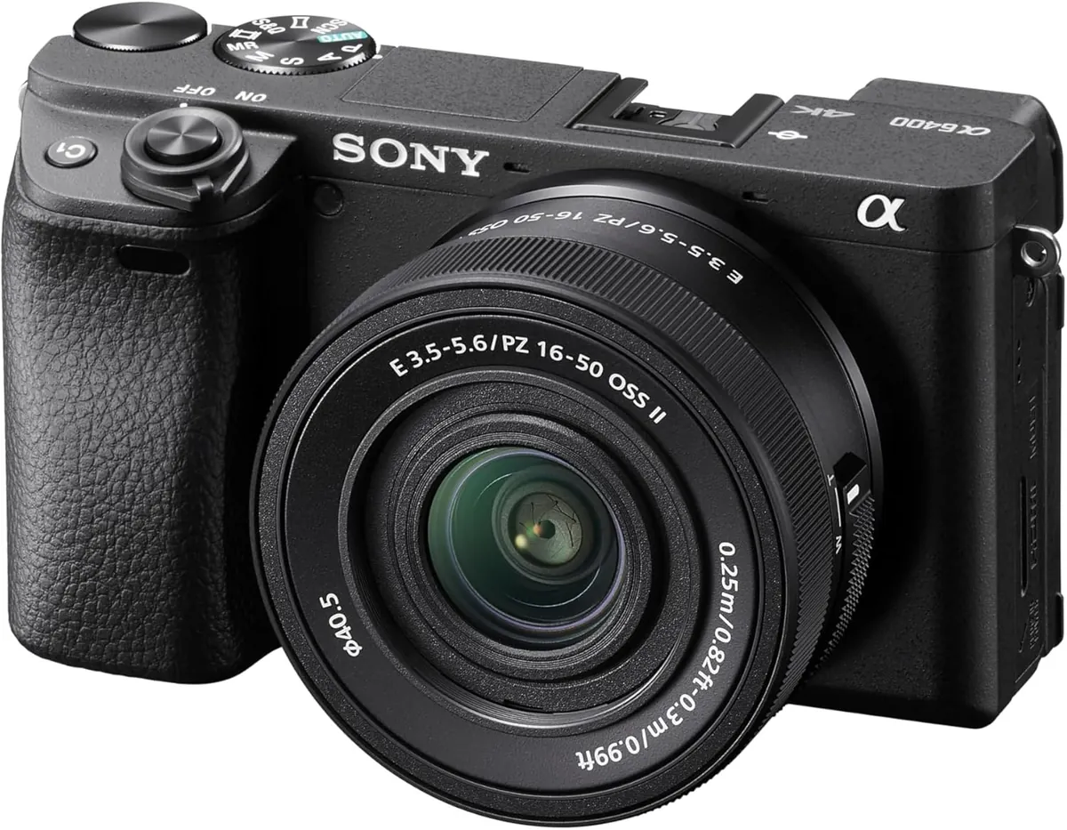 Sony a6400 Mirrorless Digital Camera with 16-50mm Lens