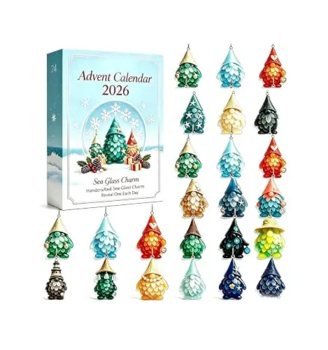 Gnome Christmas Tree 3D Advent Calendar Countdown
