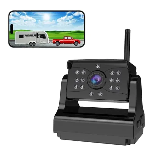 Wireless Backup Camera Magnetic Rechargeable Rear View