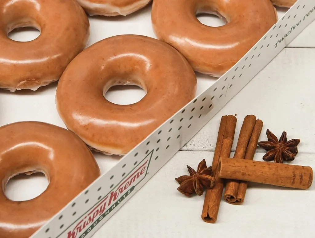 Krispy Kreme Pumpkin Spice Original Glazed Dozen Deal