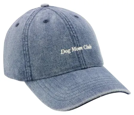 Time and Tru Dog Mom Club Cotton Baseball Hat