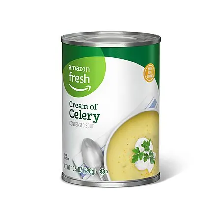 10.5 Oz Amazon Fresh Condensed Cream of Celery Soup
